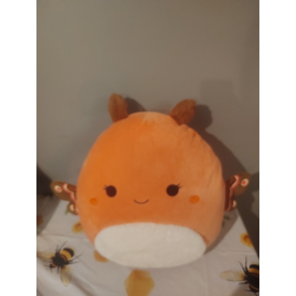 Squishmallows Miry the Moth 12 Inch Orange Plush Kellytoy Stuffed Animal